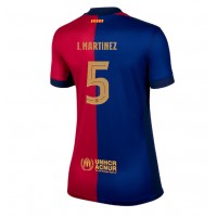 Camiseta Barcelona Inigo Martinez #5 Primera Equipación para mujer 2024-25 manga corta